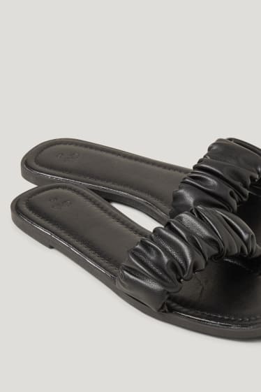 Mujer - Sandalias - polipiel - negro