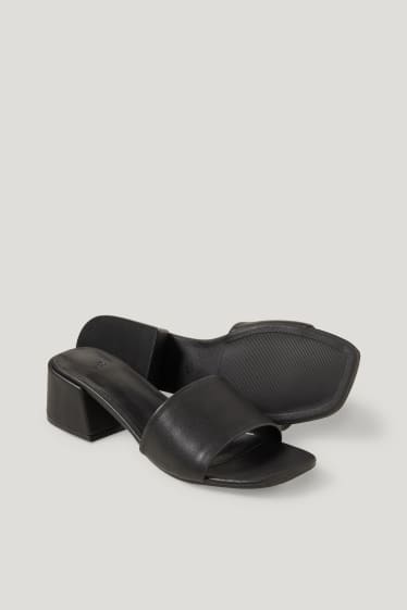 Mujer - Sandalias - polipiel - negro