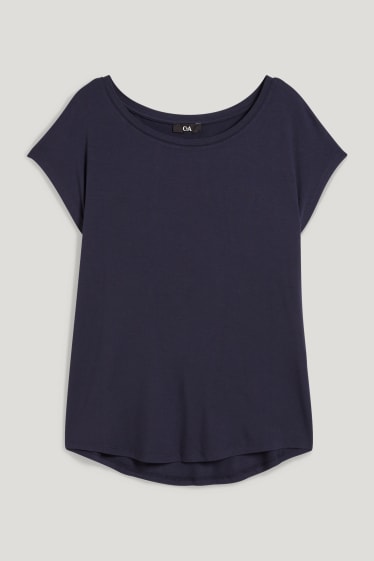 Femmes - T-shirt basique - bleu foncé
