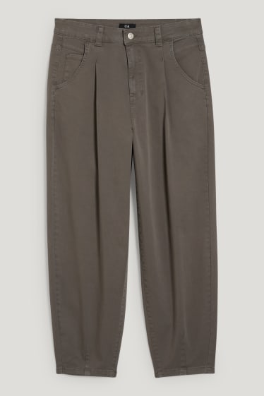 Dona - Xinos - mid waist - tapered fit - verd