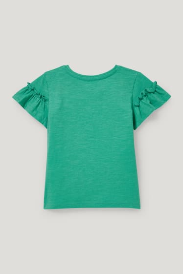Niñas - Unicornio - camiseta de manga corta - verde