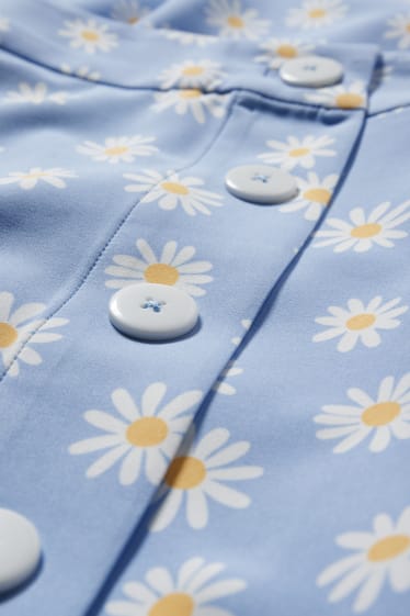 Clockhouse nena - CLOCKHOUSE - minifaldilla - de flors - blau clar