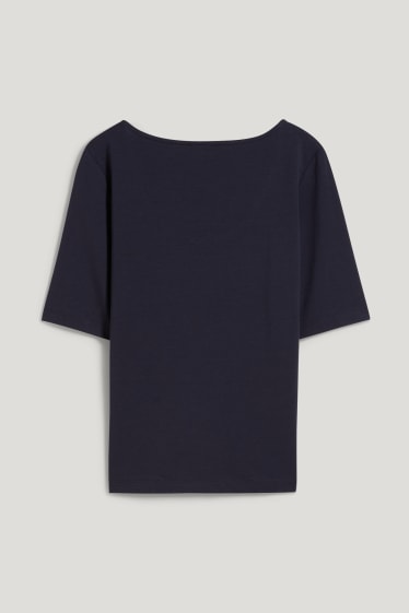 Femmes - T-shirt - bleu foncé