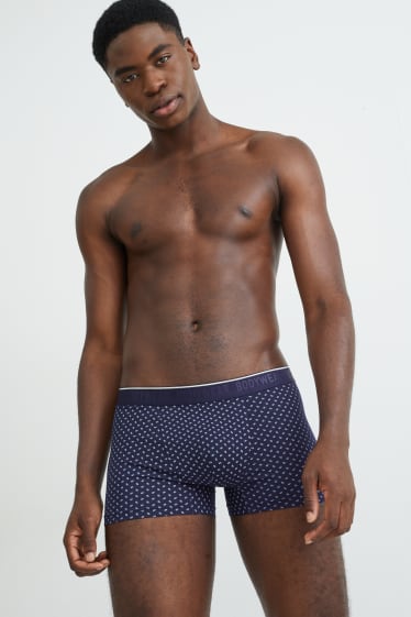 Herren - Multipack 3er - Trunks - LYCRA® - dunkelblau