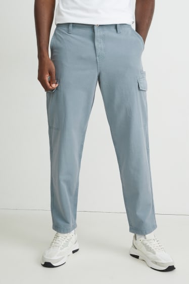 Herren - Cargohose - Relaxed Fit - mintgrün