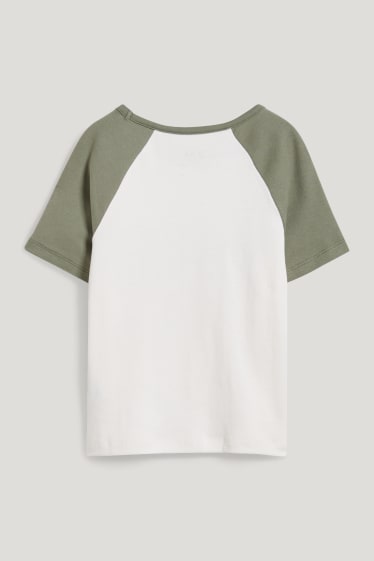 Kids Girls - Tricou cu mânecă scurtă - alb-crem