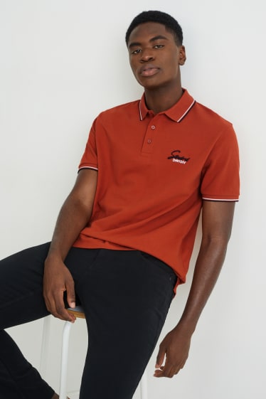 Herren - Poloshirt - havanna