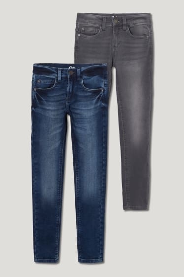 Chlapecké - Multipack 2 ks - skinny jeans - džíny - modré