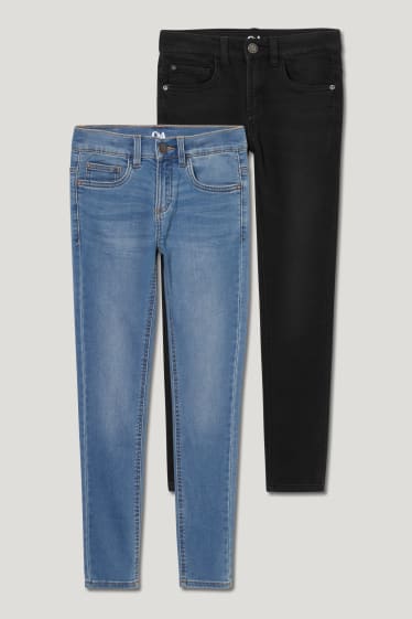 Bambini: - Confezione da 2 - skinny jeans - jog denim - jeans blu