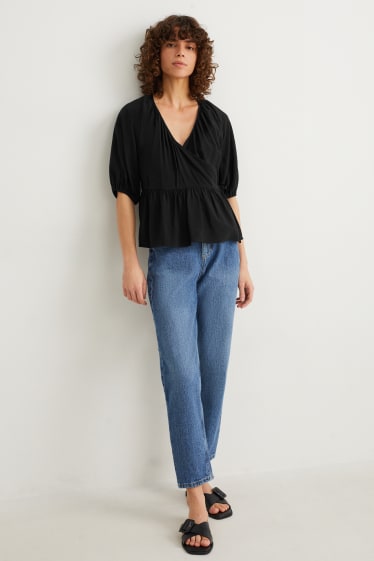 Damen - Bluse - schwarz