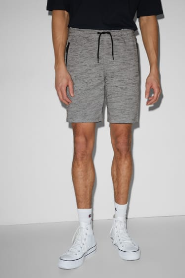 Clockhouse homme - Short en molleton - gris chiné