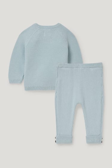 Miminka chlapci - Outfit pro miminka - 2dílný - světle modrá