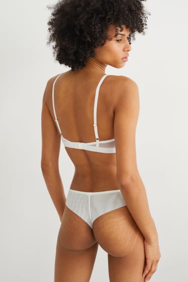 Women - Bralette - padded - LYCRA® - cremewhite