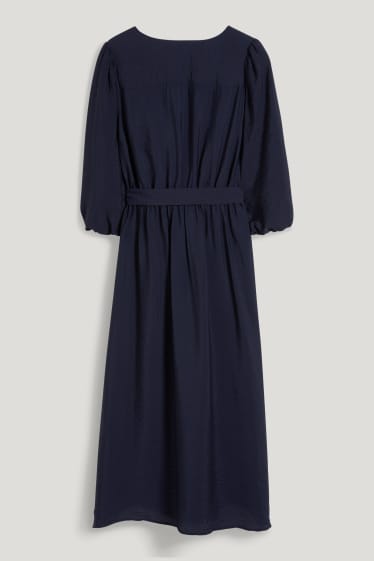 Women - Wrap dress - dark blue