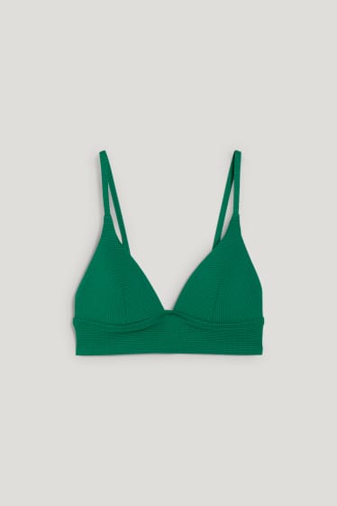 Damen - Bikini-Top - Triangel - wattiert - LYCRA® XTRA LIFE™ - grün