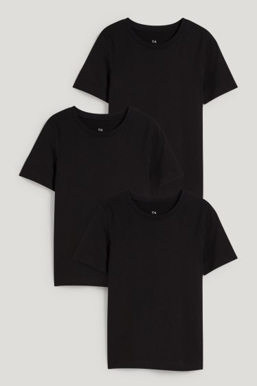 Femmes - Lot de 3 - T-shirts - noir