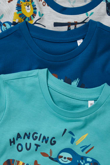 Toddler Boys - Multipack 3er - Shorty-Pyjama - 6 teilig - blau