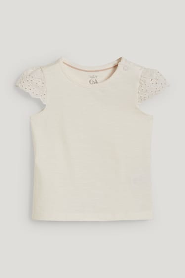 Bébé filles - Ensemble pour bébé - 2 pièces - blanc crème