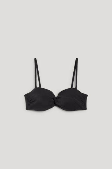 Women - Underwire bikini top - padded - LYCRA® XTRA LIFE™ - black