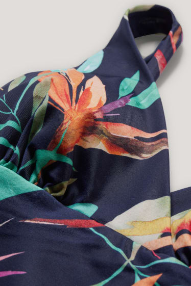 Damen - Badeanzug mit Raffung - wattiert - LYCRA® XTRA LIFE™ - bunt