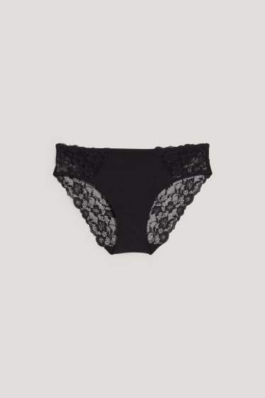 Donna - Slip - LYCRA® - nero