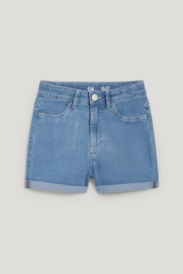 Filles - Short en jean - jean bleu