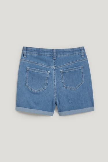 Filles - Short en jean - jean bleu