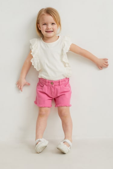 Toddler Girls - Kurzarmshirt - cremeweiß