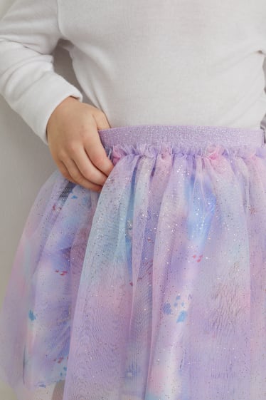 Filles - La Reine des Neiges - jupe en tulle - violet clair
