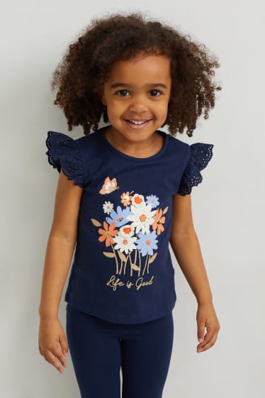 Toddler Girls - T-shirt - donkerblauw