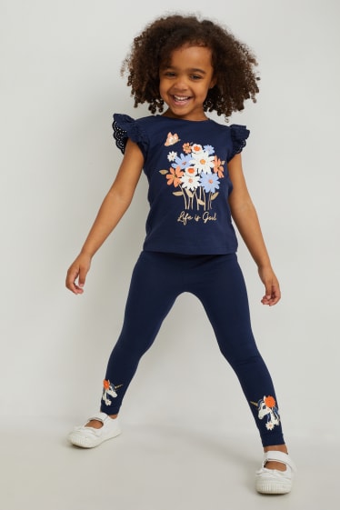 Toddler Girls - T-shirt - donkerblauw
