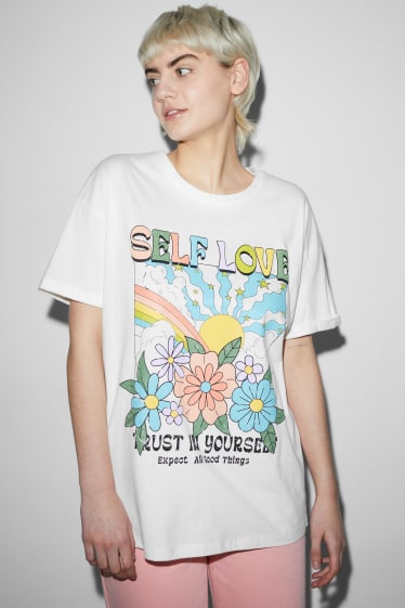 Clockhouse Girls - CLOCKHOUSE - T-Shirt - cremeweiss