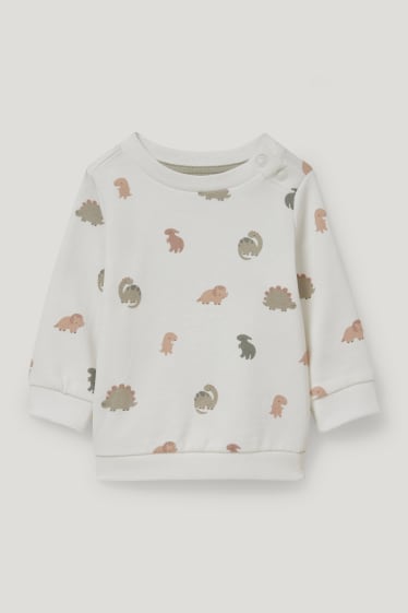 Baby Boys - Completo per neonati - 2 pezzi - bianco crema