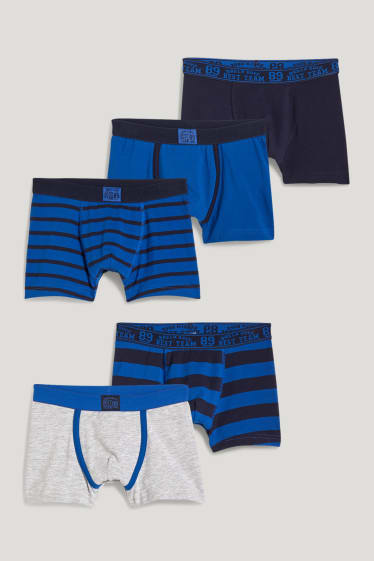 Toddler Boys - Multipack 5 buc. - boxeri - albastru