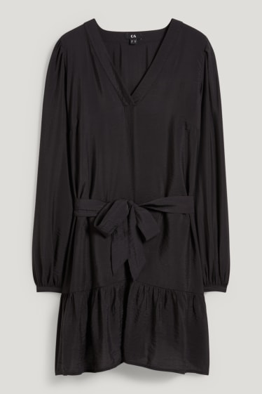 Femmes - Robe évasée - noir