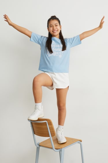 Kids Girls - Tricou cu mânecă scurtă - albastru deschis