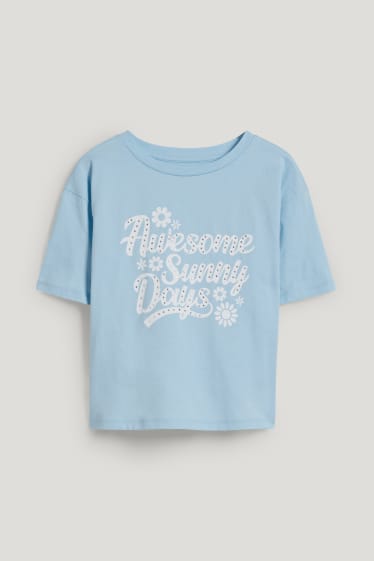 Kids Girls - Tricou cu mânecă scurtă - albastru deschis