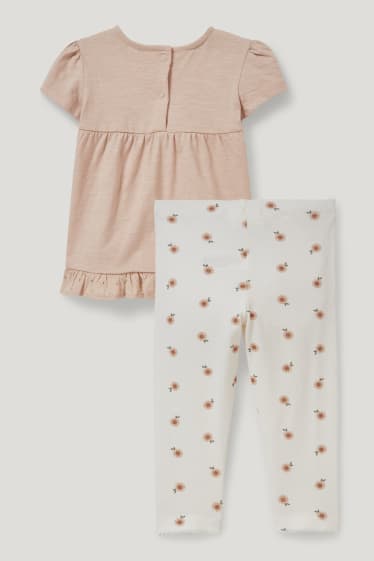 Bébé filles - Ensemble bébé - 2 pièces - beige