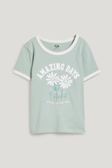 Kids Girls - Tricou cu mânecă scurtă - verde deschis