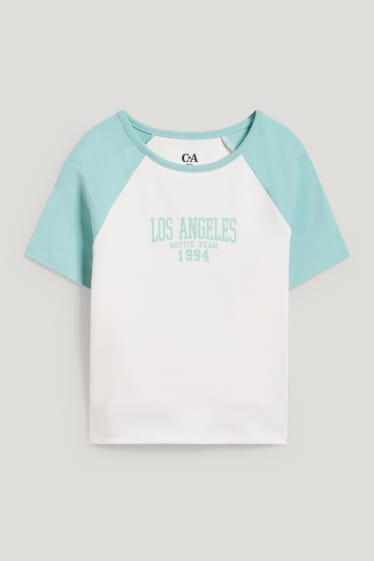 Kids Girls - Tricou cu mânecă scurtă - alb-crem