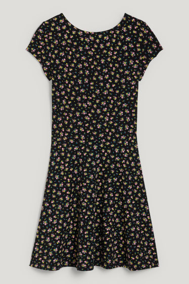 Clockhouse Girls - CLOCKHOUSE - Kleid - geblümt - schwarz