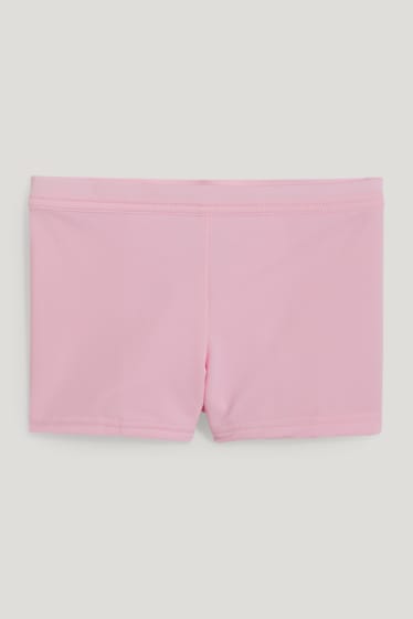 Miminka holky - Plážový outfit pro miminka s UV ochranou - LYCRA® XTRA LIFE™ - 3dílný - růžová