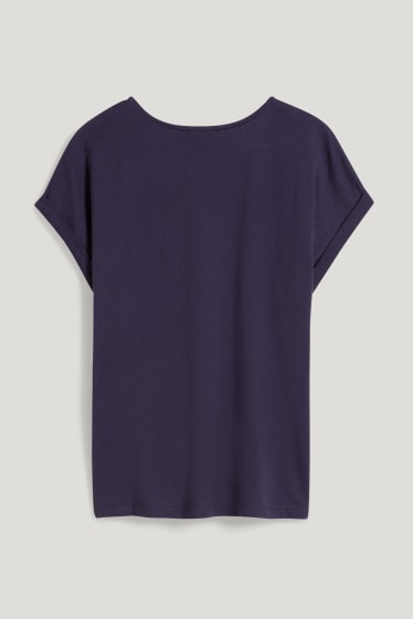 Damen - T-Shirt - dunkelblau