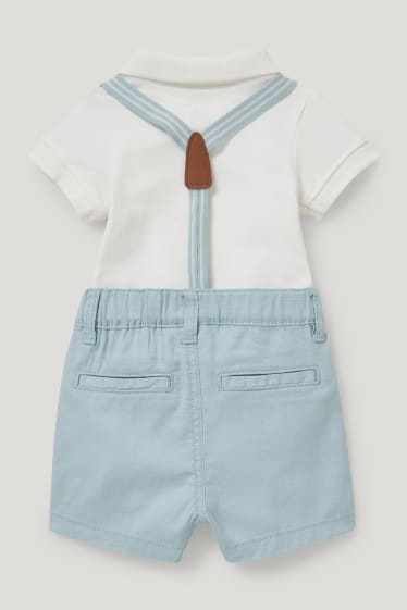 Baby Boys - Completo per neonati - 3 pezzi - azzurro
