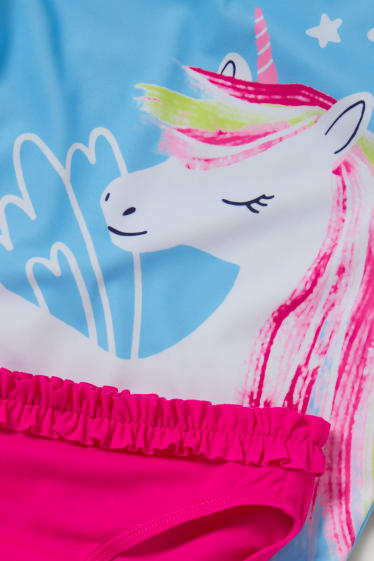 Exclusivo online - Unicornio - conjunto de baño - LYCRA® XTRA LIFE™ - 2 piezas - azul claro