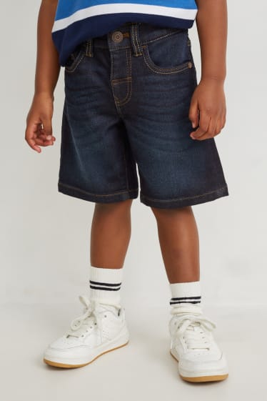 Garçons - Bermuda en jeans - jog denim - jean bleu foncé