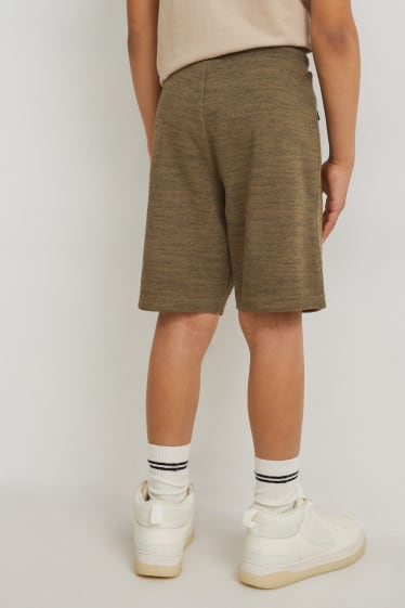 Bambini: - Confezione da 2 - shorts in felpa - nero