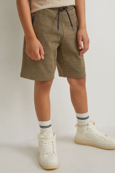 Kids Boys - Multipack 2er - Sweatshorts - schwarz