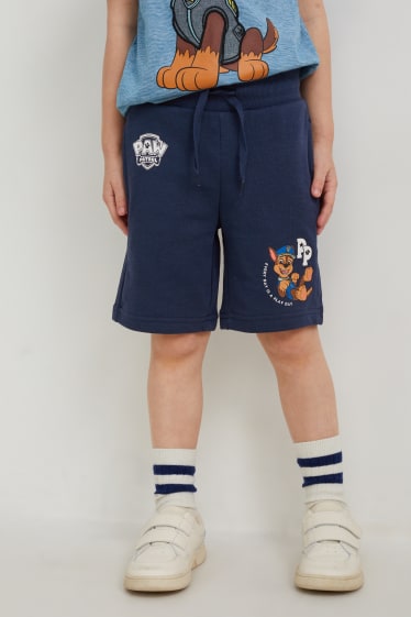 Toddler Boys - Multipack 3 buc. - Patrula cățelușilor - bermude din molton - gri deschis melanj