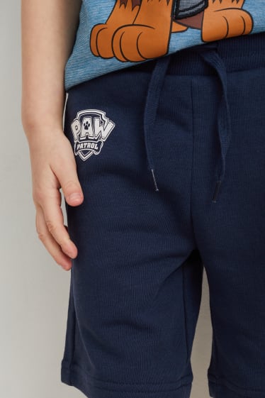 Toddler Boys - Multipack 3 buc. - Patrula cățelușilor - bermude din molton - gri deschis melanj